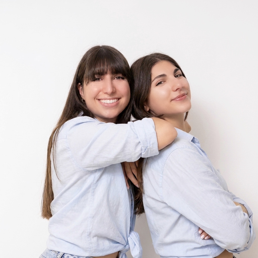 Claudia and Chiara Guidi, the two sisters and co-founders of NUHPRO